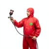 Disposable Coveralls RAYGARD Red Medium Protective Suit-6