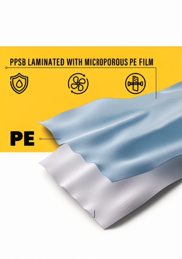 White Disposable Coverall 2X-Large Heavy Duty PPE by XIANTAO DINGCHENG-2