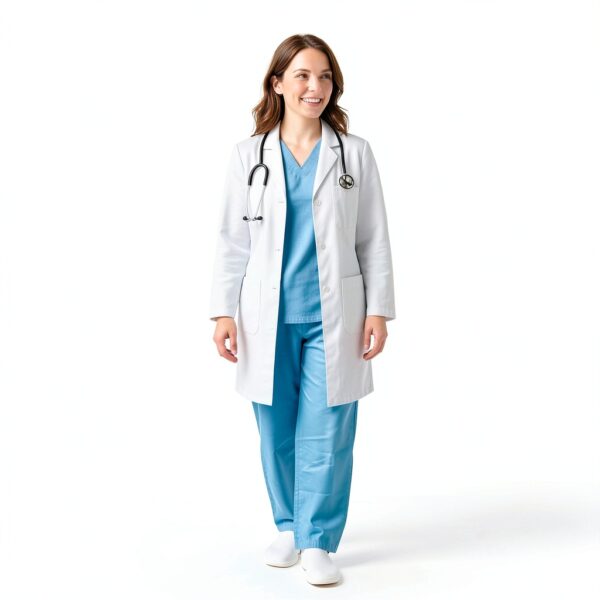 Amazing Supply Medium Blue Disposable Scrub Pants 10 Pack Breathable-2