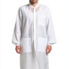 Medical Nation Disposable Lab Coat White Nonwoven SMS Protective-6