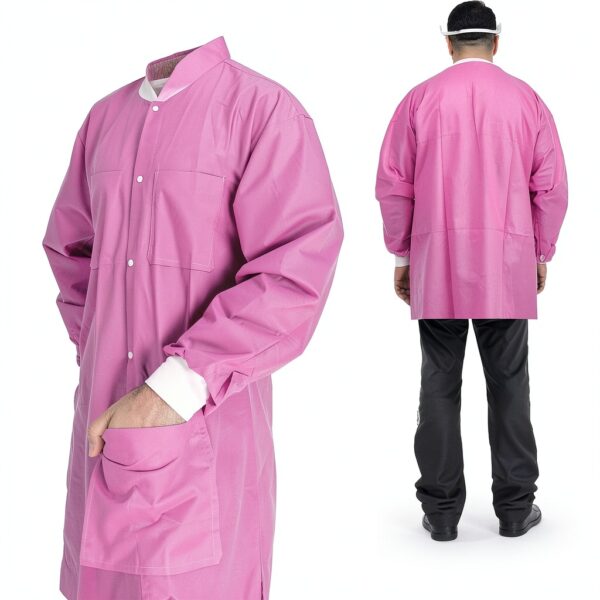 Disposable Lab Jacket Omnia One Unisex Layer SMS Protection Pack of 10-3