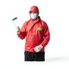Disposable Coveralls RAYGARD Red Medium Protective Suit-4