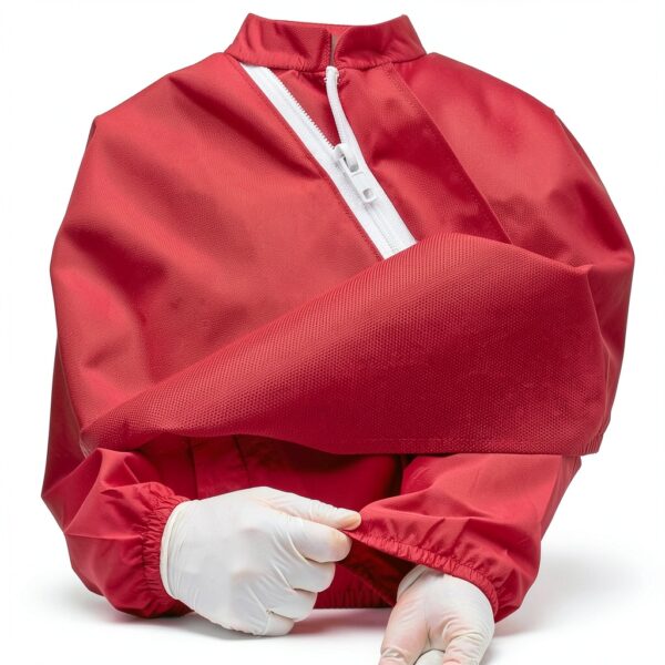 RAYGARD Red Disposable Coverall Suit Unisex Medium to XXL Apparel-5