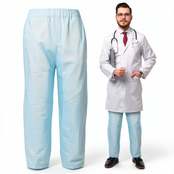 Amazing Supply Disposable Scrub Pants Blue XL Pack of 10-0