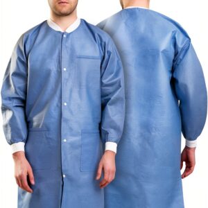 Medical Nation Disposable Lab Coat Unisex 3X-Large SMS Fluid-Resistant-0
