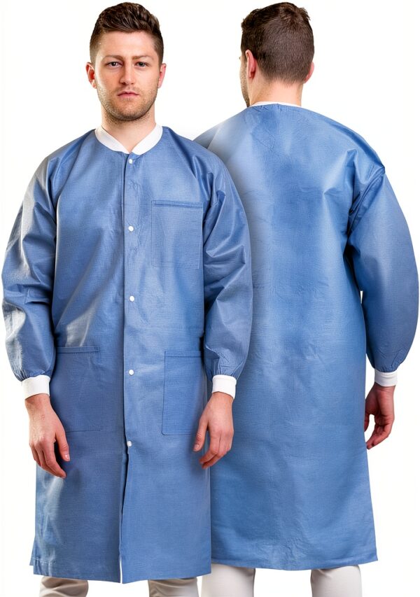 Medical Nation Disposable Lab Coat Unisex 3X-Large SMS Fluid-Resistant-0