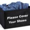 Yolju Blue CPE Shoe Cover Booties 300 Pack Waterproof Non‑Skid-2