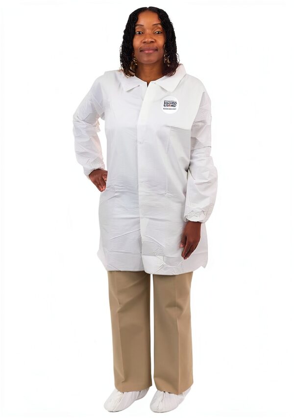 International Envirogard Disposable Lab Coat PK30 White Microguard MP-0