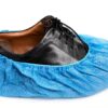 Yolju Blue CPE Shoe Cover Booties 300 Pack Waterproof Non‑Skid-3