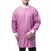 Vastmed Disposable Lab Jacket Unisex 3‑Layer SMS Fluid‑Resistant Coat-3