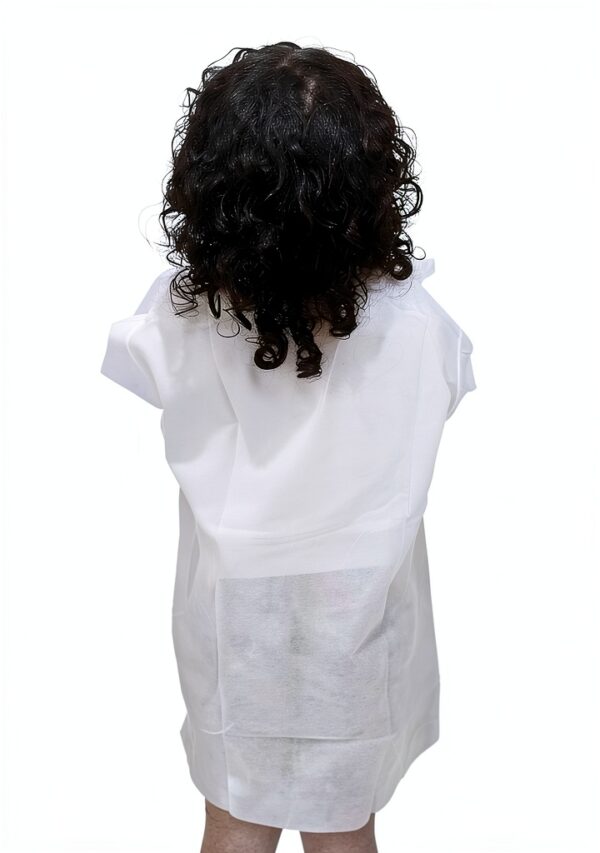 Mr Disposable Children’s Lab Coats – White, Elastic Wrists, Pack of 10-2