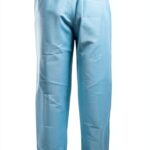 Amazing Supply Medium Blue Disposable Scrub Pants 10 Pack Breathable-0