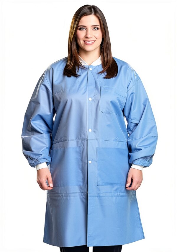 Medical Nation Disposable Lab Coat Unisex 3X-Large SMS Fluid-Resistant-3