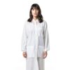 Medical Nation Disposable Lab Coat White Nonwoven SMS Protective-3