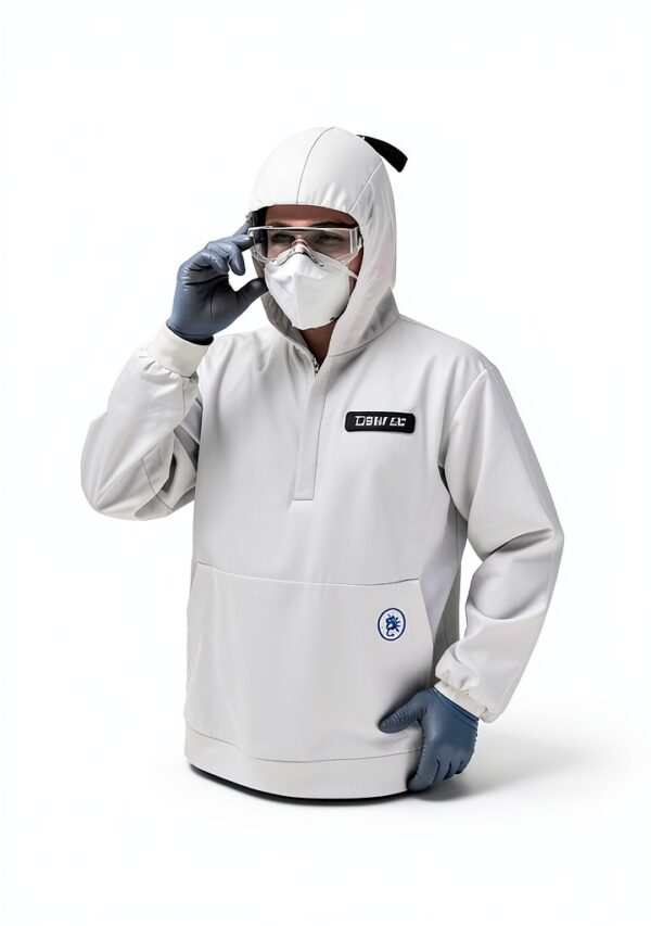 White Disposable Coverall 2X-Large Heavy Duty PPE by XIANTAO DINGCHENG-3