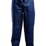 Dukal Disposable Scrub Pants Dark Blue Medium Waterproof Polypropylene-0