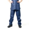 Dukal Disposable Scrub Pants Dark Blue Medium Waterproof Polypropylene-2