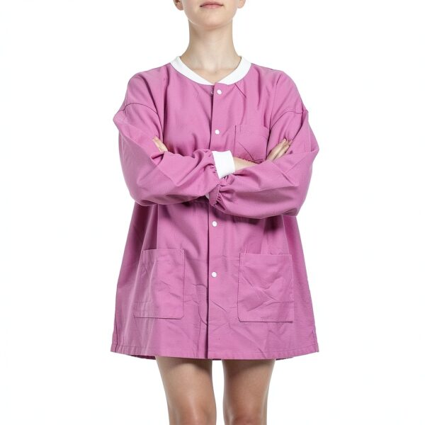 Disposable Lab Jacket Omnia One Unisex Layer SMS Protection Pack of 10-1