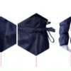 Dukal Disposable Scrub Pants Dark Blue Medium Waterproof Polypropylene-1
