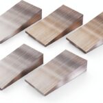 Metal Wedge Shims LOYORTY 8 Piece Flange Wedge Silver 4.7x2.4x0.8 in-0