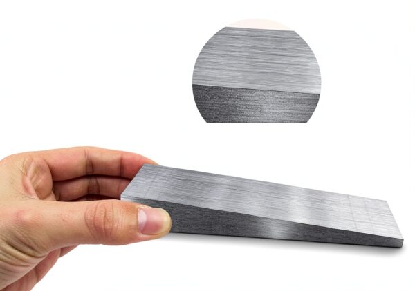 Metal Wedge Shims LOYORTY 8 Piece Flange Wedge Silver 4.7x2.4x0.8 in-4