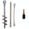 Ground Anchor Tyalez 18 Inch Duty Earth Anchor with Crossbar 6 Pack-2