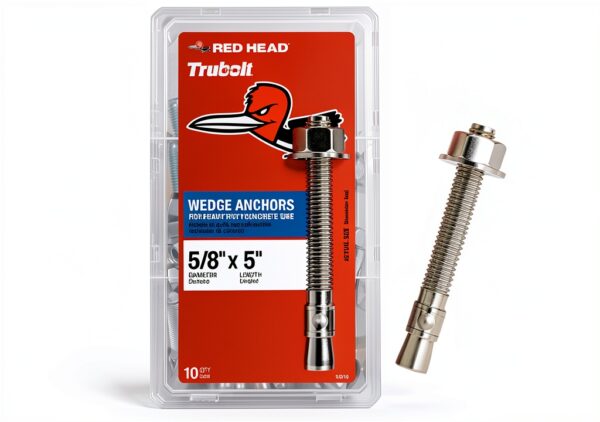 Red Head 5/8 in. x 5 in. Wedge Anchor 10CT-1