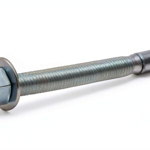 Wedge Anchor Hillman 370986 3/8 x 5 Zinc Steel with Washer 10 Pack-0