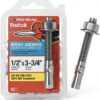 Red Head 1/2 in. x 3-3/4 in. Wedge Anchor 10CT for Concrete Fastening-2