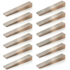 12 Pcs Flange Wedge 1/2" x 3/4" x 4" Stainless Steel Beveled Washers Right Angle Wedges Corrosion Resistant Spreading Flanges Triangle Tool Strong Welding Wedge Metal Shims for Lathe Machine Equipment-0