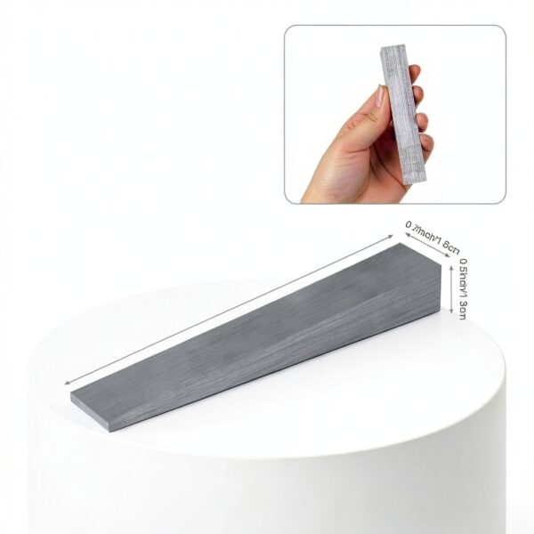 12 Pcs Flange Wedge 1/2" x 3/4" x 4" Stainless Steel Beveled Washers Right Angle Wedges Corrosion Resistant Spreading Flanges Triangle Tool Strong Welding Wedge Metal Shims for Lathe Machine Equipment-1