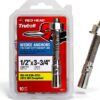 Red Head 1/2 in. x 3-3/4 in. Wedge Anchor 10CT for Concrete Fastening-1
